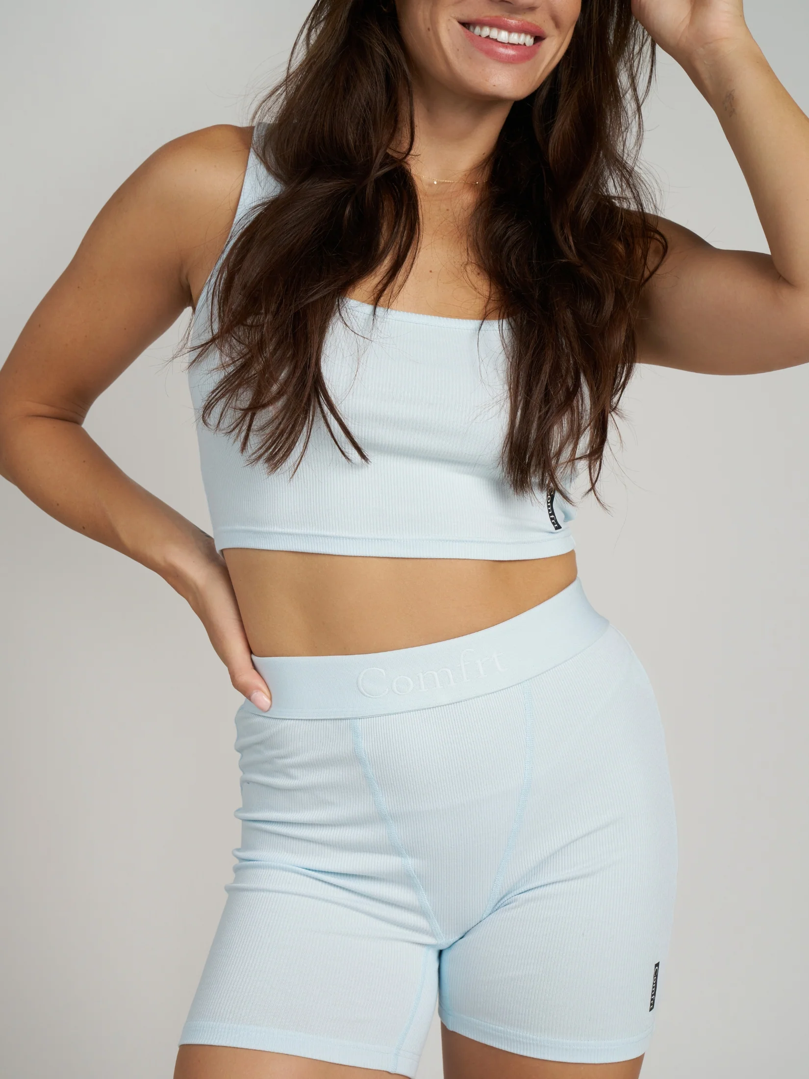 Rib Contour Crop Tank - Image 43