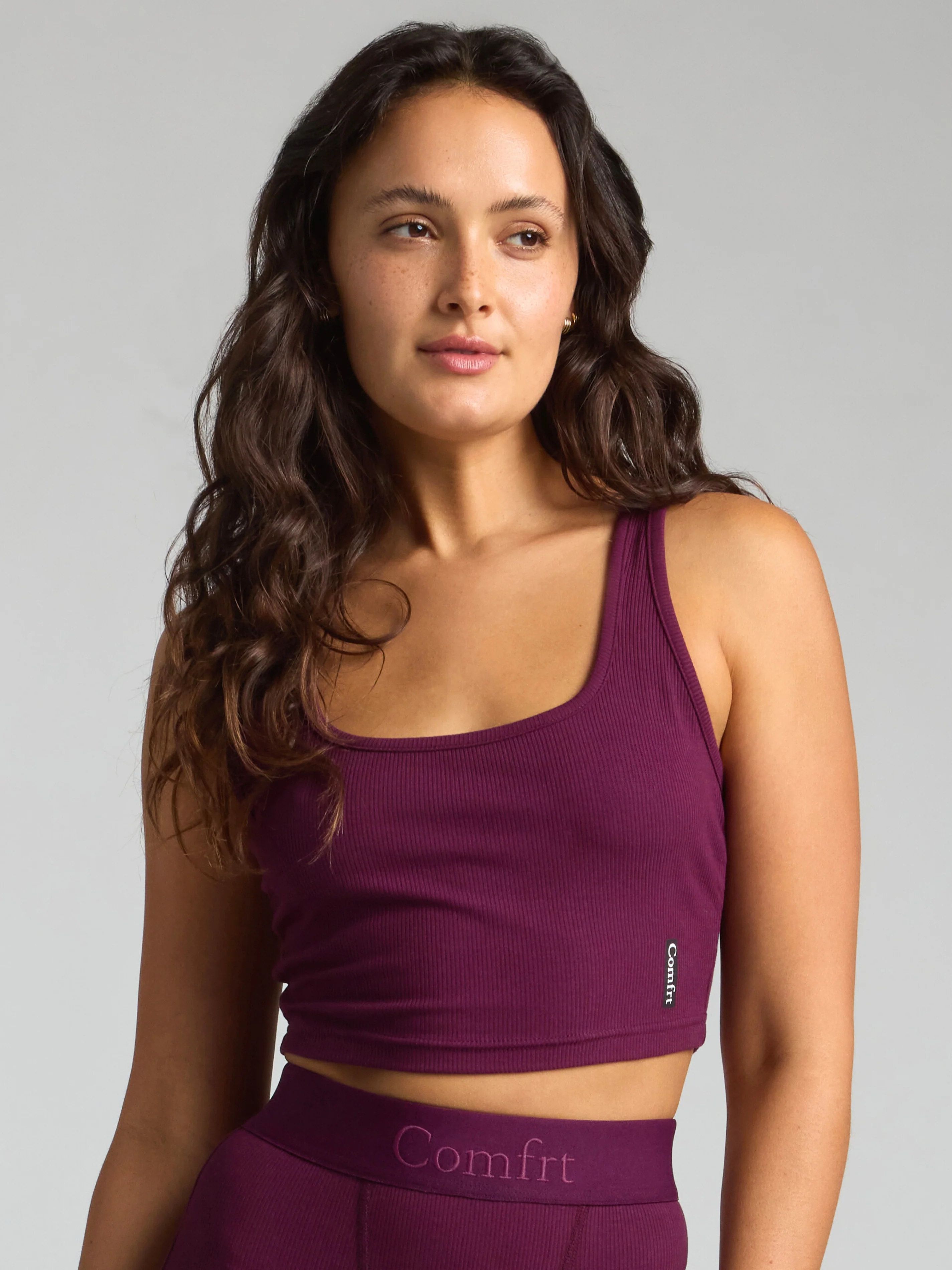 Rib Contour Crop Tank - Image 50